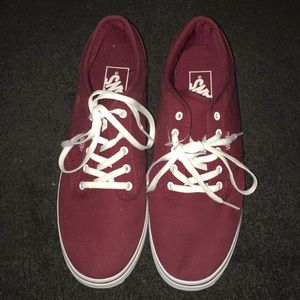 maroon vans